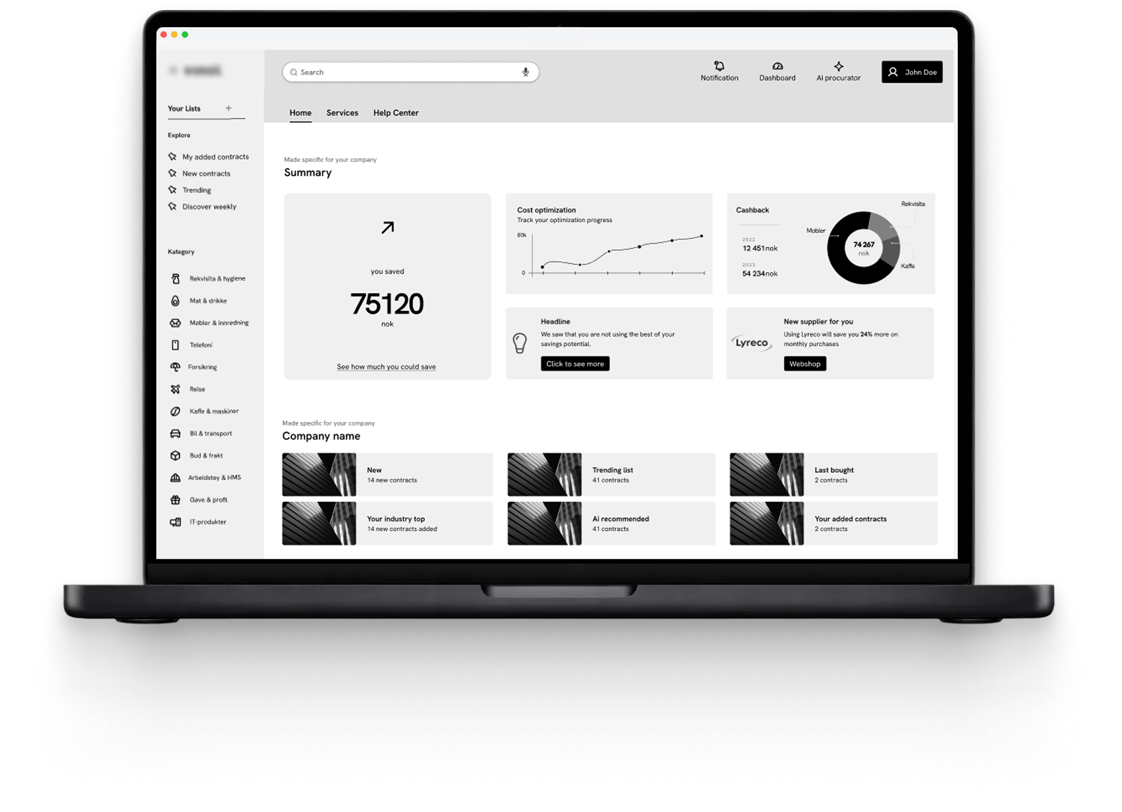 Wireframe — revised full flow